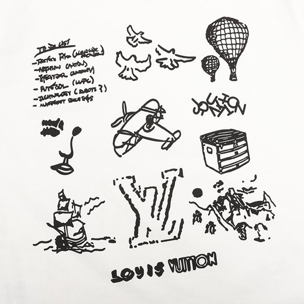超希少！ルイヴィトン プリントTシャツ 偽物 2色 vus45732